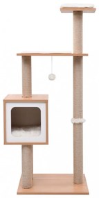 Macskabútor szizál kaparófákkal 123 cm