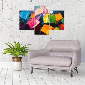 Kép - Színes kockák (90x60 cm)
