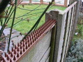 Műanyag madárriasztó tüskék 4 db-os szett, fehér, 50 x 4,5 cm