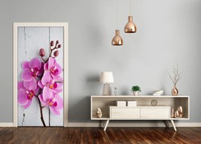 Ajtómatrica rózsaszín orchidea 75x205 cm