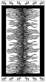 Afrika fehér zebra strandtörölköző