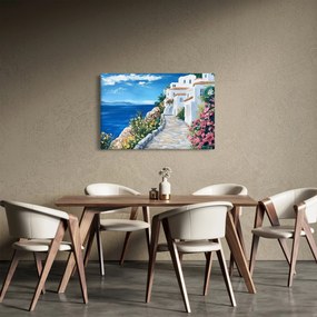 Kép - Sikátor a tenger mellett (90x60 cm)