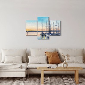 Kép - Csónakázás, akvárium (90x60 cm)
