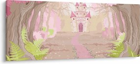 Kép - Utazás a rózsaszín királyságba (120x50 cm)