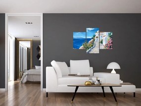 Kép - Sikátor a tenger mellett (90x60 cm)