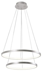 Leuchten Direkt 11525-21 - LED Csillár zsinóron CIRCLE 1xLED/15W/230V + LED/25W