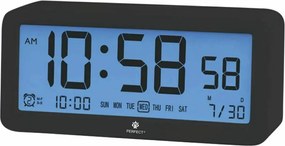 Elektronikus Ébresztőóra Perfect L13401 Fekete Három Ébresztő Szundi Háttérvilágítással