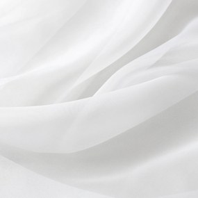 Goldea sima voile függöny – fehér 300 cm