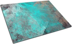Turquoise üveg vágódeszka - Insigne