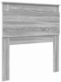 Fejtámla fejtámlával Szürke Sonoma 80 cm Faanyag