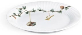 Fehér desszertes porcelán tányér karácsonyi mintával ø 19 cm Hammershøi Christmas – Kähler Design