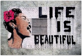 Poszterek 155x105 Life is Beautiful Banksy