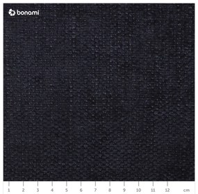 Sötétkék kinyitható-tárolóhelyes sarokkanapé (bal oldali-L alakú) Fuji – Bobochic Paris