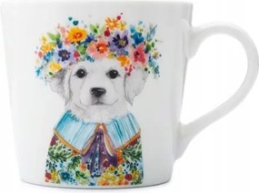 Mikasa Színes Dekoratív Bögre kutya labrador porcelán