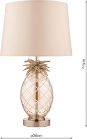 Laura Ashley Mała 3724961-Q Asztali lámpa 1x40W/E14 IP20