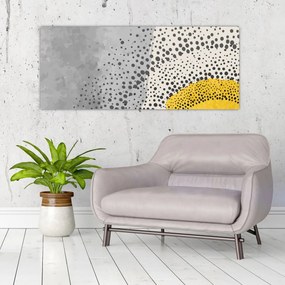 Kép - N⁰3 strand absztrakt festménye (120x50 cm)