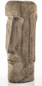 Kerámia Moai szobor Bézs Dísztárgy 41x13,5x13,5cm