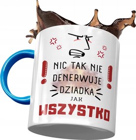 Kék nagypapa bögre Nagypapa napja Ajándék fényképes nyomtatással