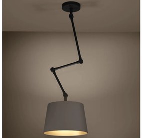 Eglo 390198 - Csillár rúdon PISTUNIO 1xE27/40W/230V barna