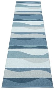 Kék kültéri-beltéri futószőnyeg 70x300 cm Urvi Water – Pappelina