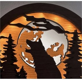 Li-Go 23574/DUB2 - LED dimmelhető asztali dekoráció LED/12W/230V 20x22 cm tölgy