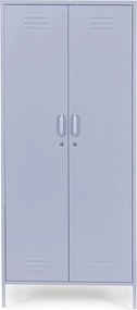 Világoskék fém zárható szekrény 80x185x50 cm Cambridge – Yes Everyday