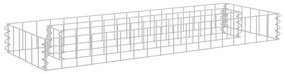 horganyzott acél gabion magaságyás 90 x 30 x 10 cm