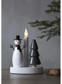 Fekete-fehér fénydekoráció karácsonyi mintával Christmas Joy – Star Trading