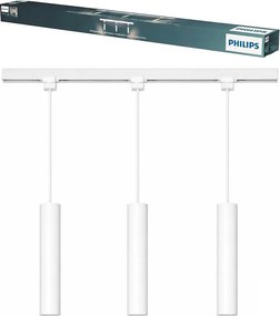 Philips - EASYLINK sínrendszerbe illeszthető kábeles függeszték 3xGU10/7W/230V 1m fehér