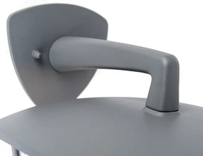 Klasszikus kültéri lámpa fali lefelé sötétszürke IP44 - Platar