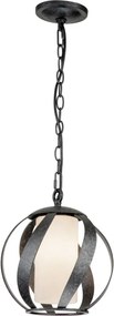 Quintiesse BLACKSMITH QN-BLACKSMITH-P-OBK Függőlámpa 1x60W/E27 IP44