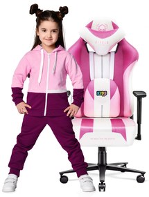 Diablo X-Player 2.0 szövet gamer szék gyerekeknek Kids méret: Marshmallow Pink/Rózsaszín