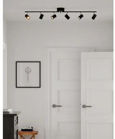 ByRydens 4202100-4002 - Spotlámpa CORRECT 6xGU10/7W/230V fekete