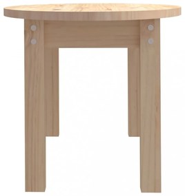 tömör fenyőfa dohányzóasztal 80x40x35 cm