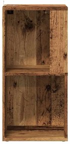 sarokszekrény antik fa 33x33x67 cm szerelt fa