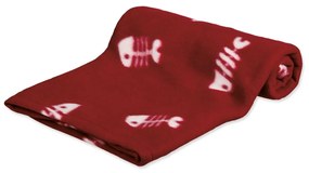 Piros fleece takaró macskáknak 100x70 cm Trixie Barney – Plaček Pet Products