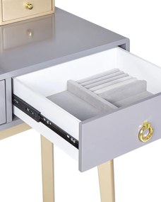 Fésülködő asztal Fedro (szürke) (LED világítással). 1075089