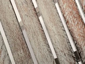 DIVERO Összecsukható asztal vintage 85 cm