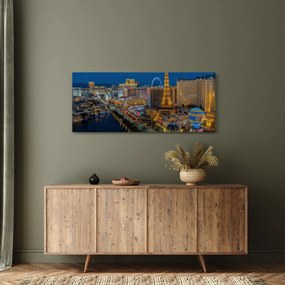 Éjszakai Las Vegas-i kép (120x50 cm)