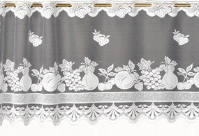 Mg Irigység Gyümölcs jacquard fehér 4122 80cm lengyel