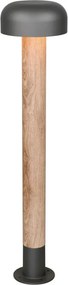 TRIO 462560135 FRASER Modern Kültéri Állólámpa Sötét Fa, Világos Fa E27 IP44