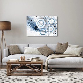 Kép - Geometriai absztrakció (90x60 cm)