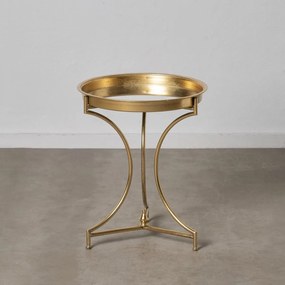 Kisasztal 51 x 51 x 63 cm arany színű kerek