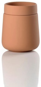 Narancssárga agyagkerámia fürdőszobai rendszerező vattakorongokhoz Nova One – Zone