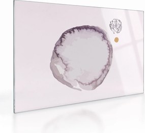 Üveg kép - Lila minimalizmus N⁰4 (70x50 cm)