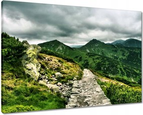 Vászonkép 70x50 Utak a Tátrában