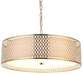 Endon 101569 - Láncos csillár CORDERO 3xE27/10W/230V arany