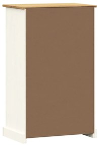 VIGO fehér tömör fenyőfa cipőszekrény 60x35x96 cm