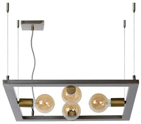 Lucide 73403/04/18 - Csillár zsinóron THOR 4xE27/60W/230V