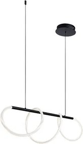 RÁBALUX 72269 MONTEMA Modern Led Függesztett Lámpa Fekete IP20